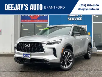 Silver 2023 INFINITI QX60 Luxe AWD SUV / Crossover All-Wheel Drive 9-Speed Automatic
