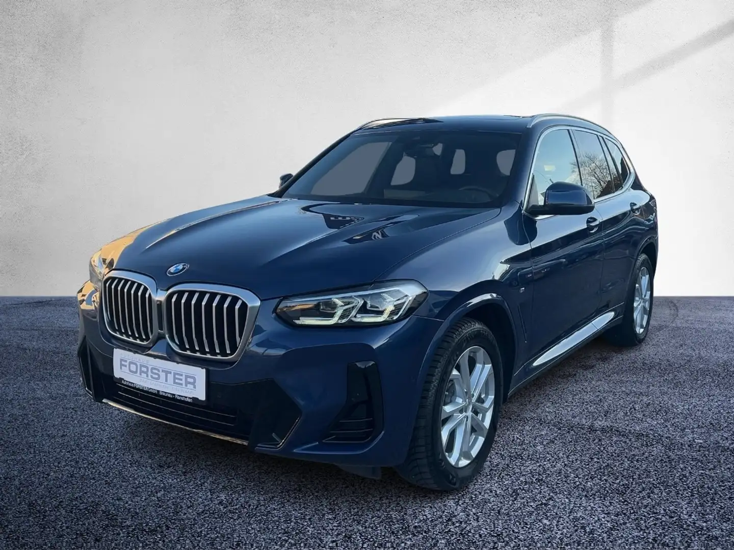BMW X3 xDrive20d M Sport Ambi CarPlay Leder AUT Blau - 1