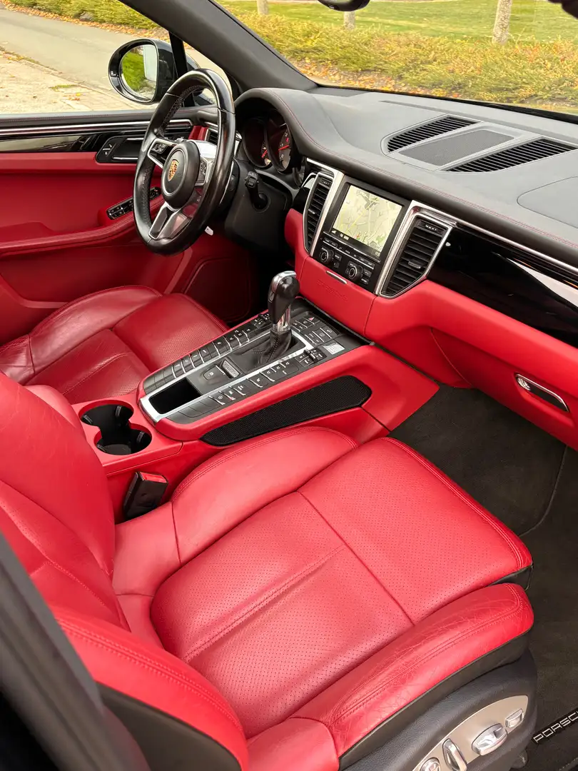 Porsche Macan Macan S PDK 3.0 V6 340PK Pano Red Leather Xenon - 2