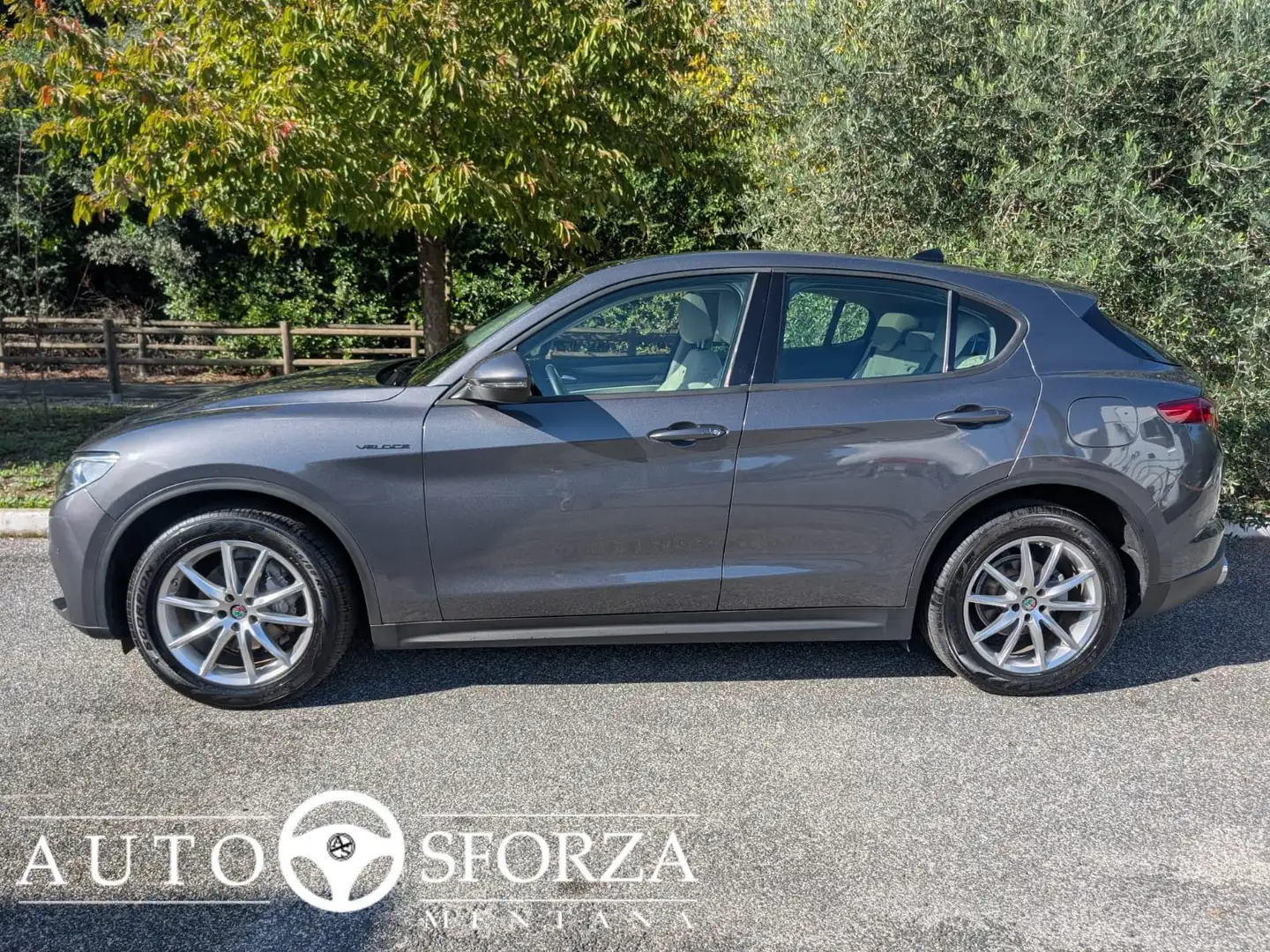 Alfa Romeo Stelvio 2.2 T Q4 190cv Tetto Panoramico Pelle Totale E6d Gris - 2