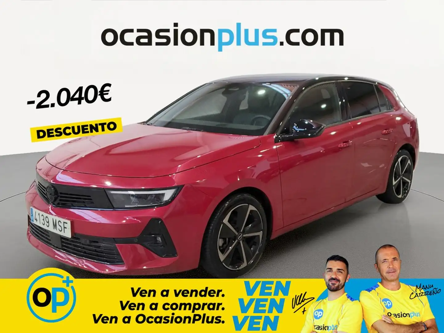 Opel Astra 1.5D DTH S/S GS Aut. 130 Rojo - 1