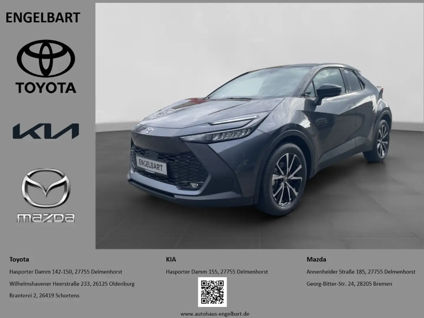 Toyota C-HR 1.8 Teamplayer Keyless PDC  Navi Tempomat Grau - 1