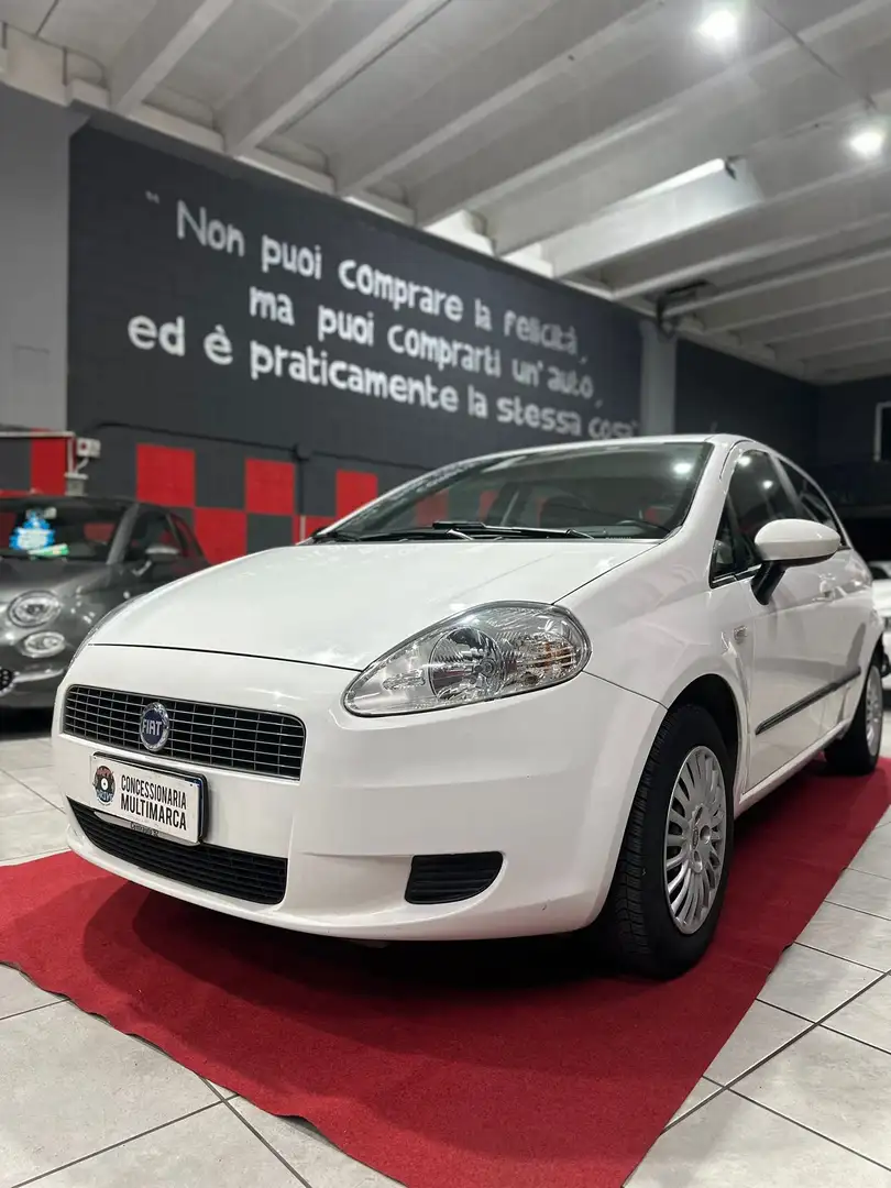Fiat Grande Punto Grande Punto III 2005 5p 1.4 Dynamic 77cv Blanc - 1