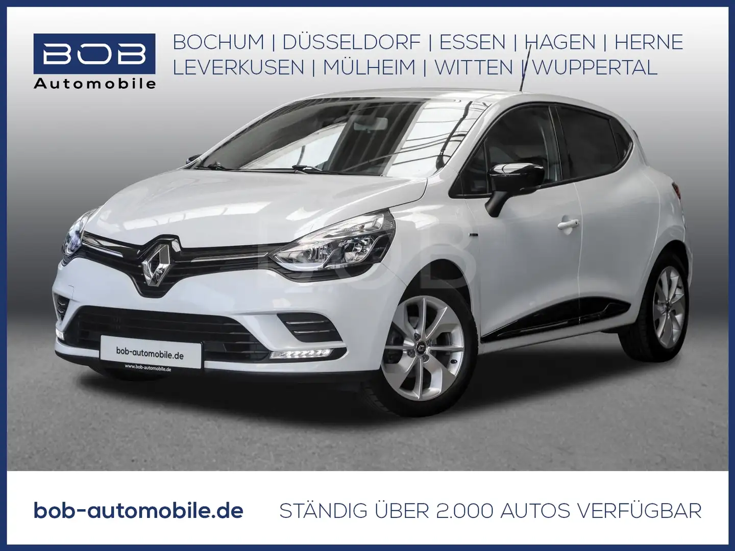 Renault Clio LIMITED TCe 90 NAVI SHZ PDC KLIMA LM BT DAB Weiß - 1