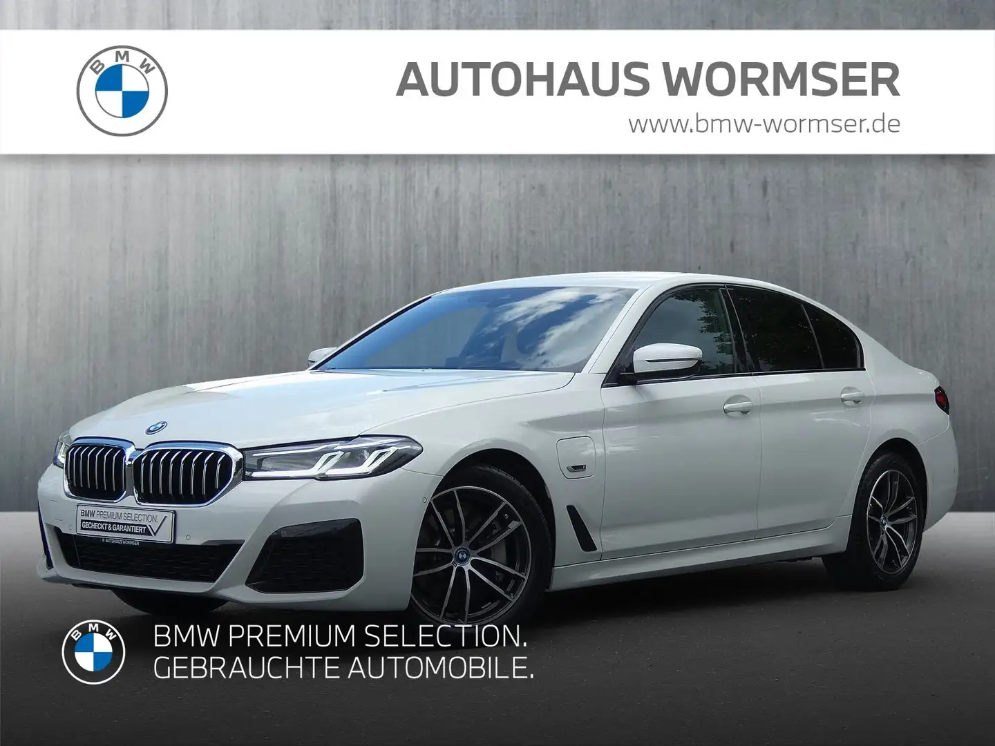BMW 530 e Limousine M Sportpaket Head-Up HiFi DAB Blanc - 1