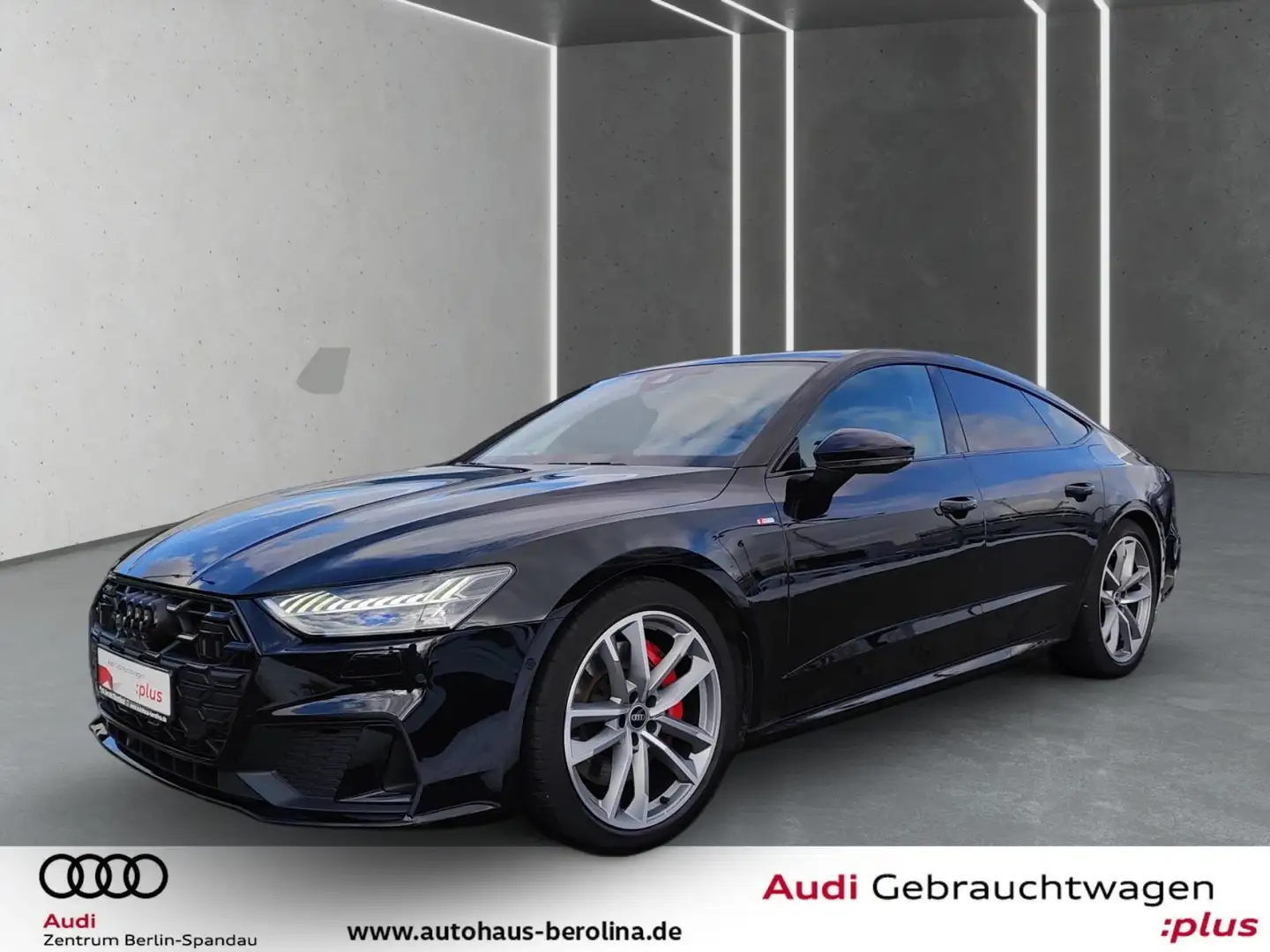 Audi A7 55 TFSIe qu. S line*B&O*HuD*MATRIX* Negru - 2