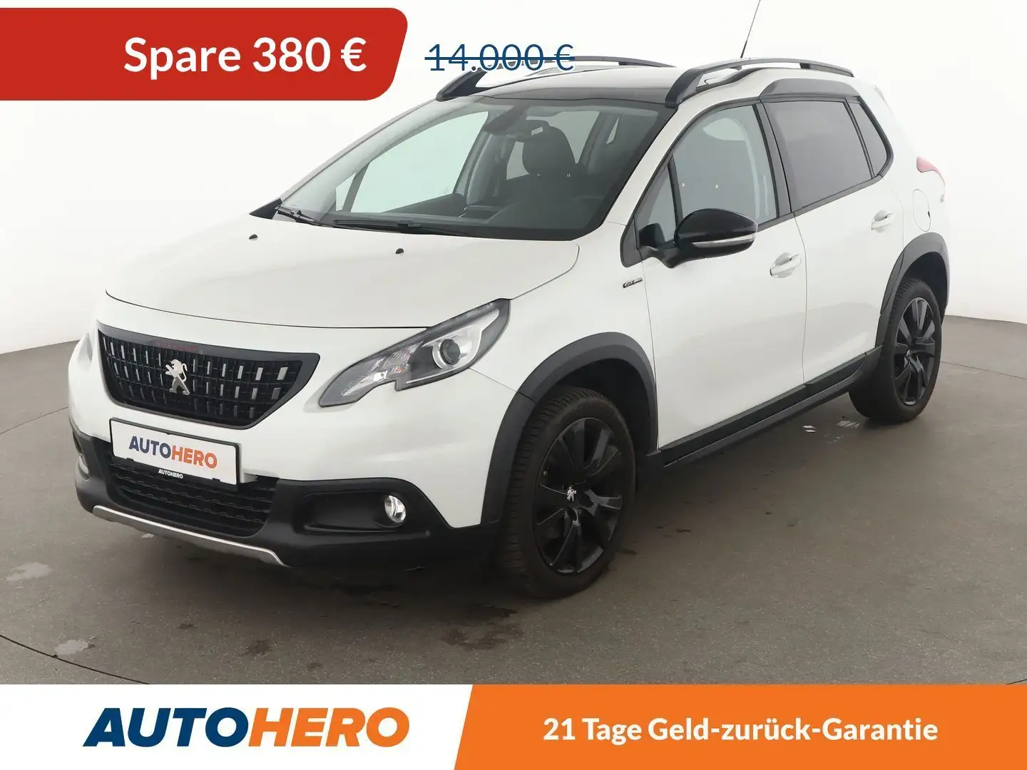 Peugeot 2008 1.2 PureTech Allure*NAVI*TEMPO*CAM*PDC*SHZ* Weiß - 1