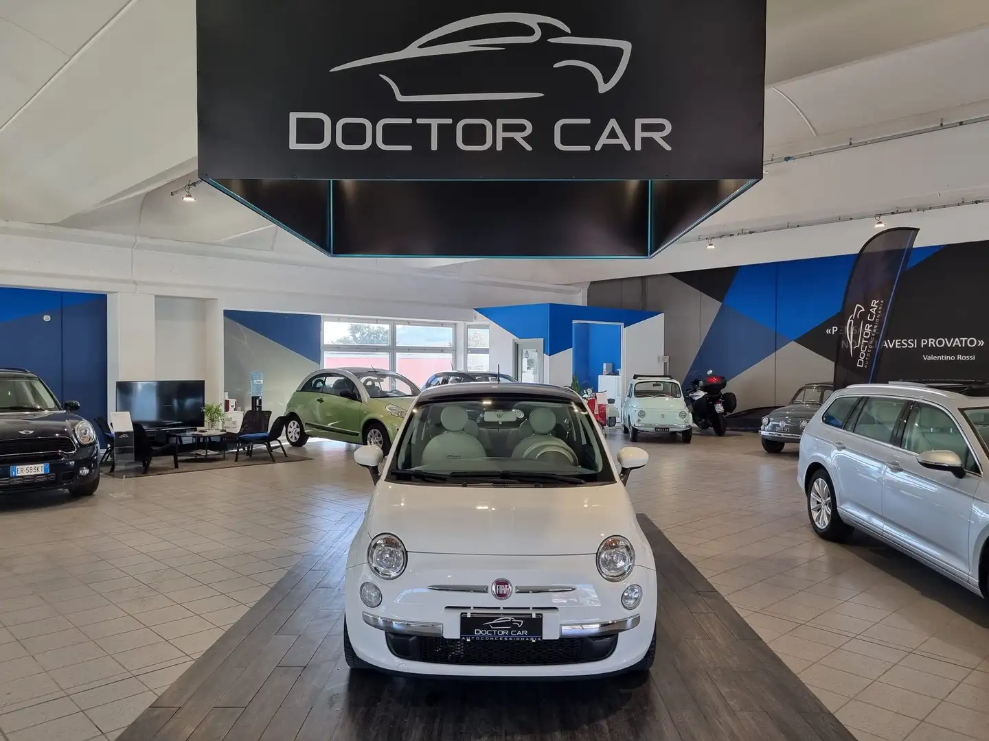 Fiat 500 500 1.3 mjt Lounge 95cv Bianco - 1