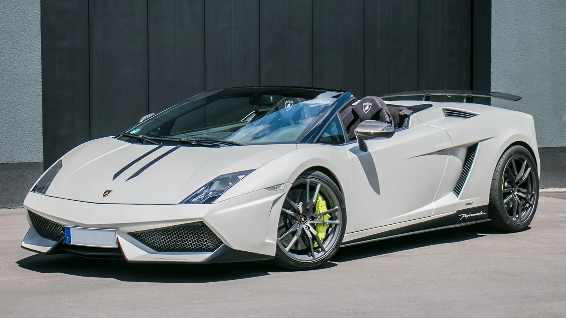 Lamborghini Gallardo LP570-4 Spyder E-Gear Performante 1of1 FULL Alb - 2
