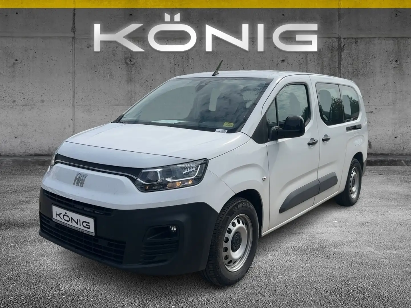 Fiat Doblo E Multicab L2 100 kW Doppelkabine Weiß - 1