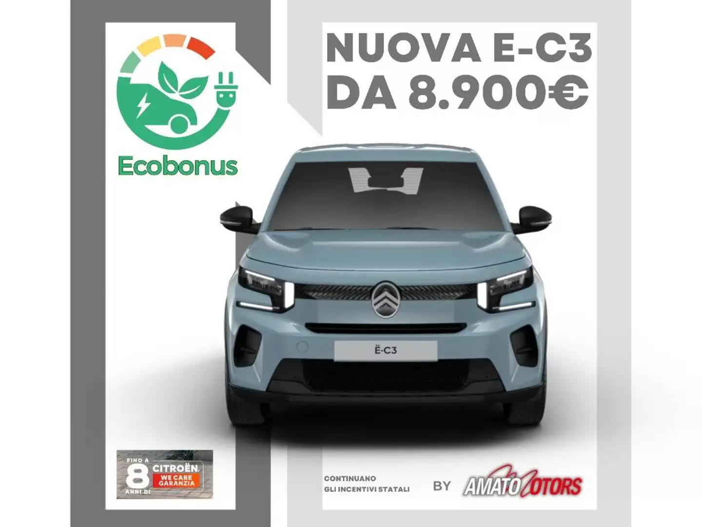 Citroen C3 Elettrico You 113cv automatico Blu/Azzurro - 2