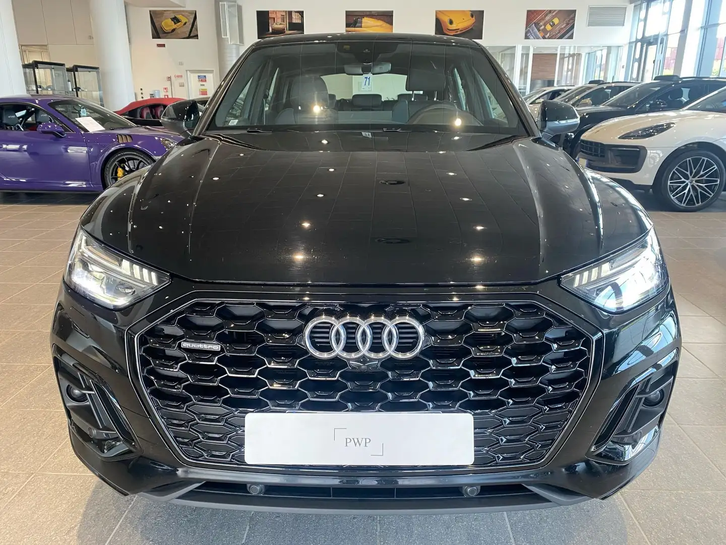 Audi Q5 40 TDI 204cv quattro S tronic S line MHEV - IVA Czarny - 2