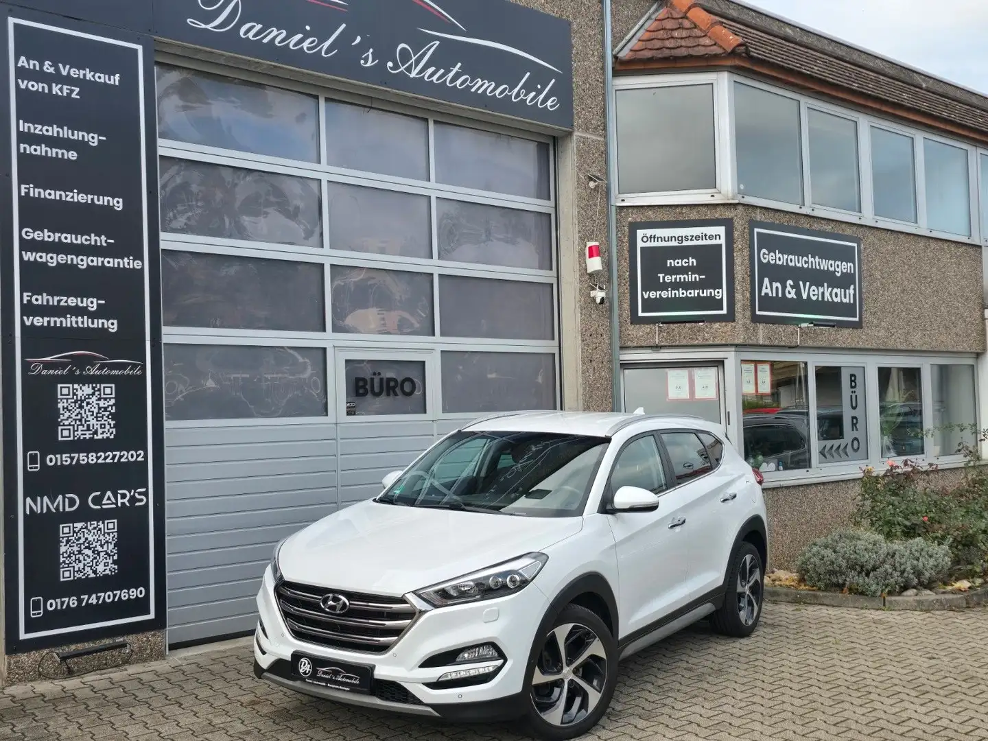 Hyundai TUCSON Premium 4WD/NAVI/AUTOMATIK/KAMERA/TOTWINK Weiß - 1