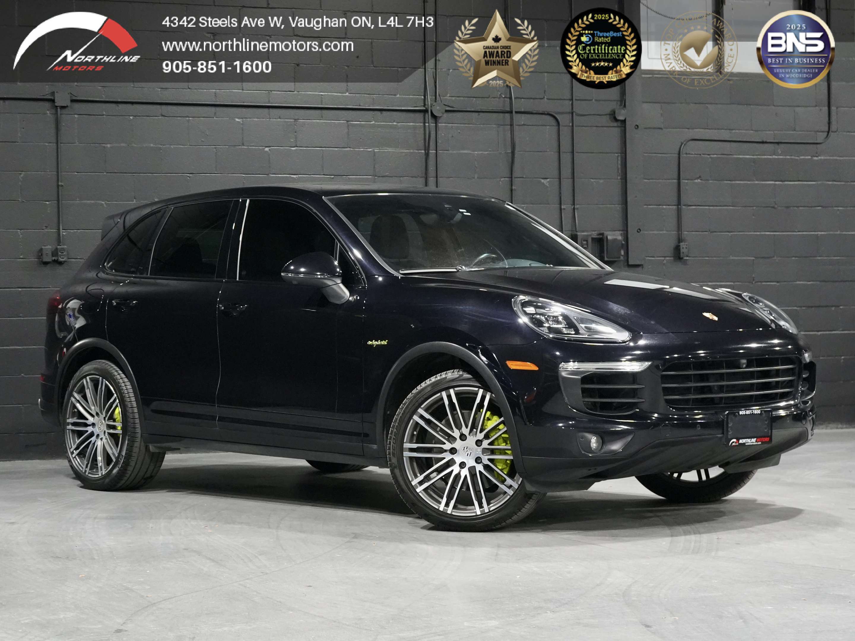 Black 2016 Porsche Cayenne S AWD SUV / Crossover All-Wheel Drive 8-Speed Automatic