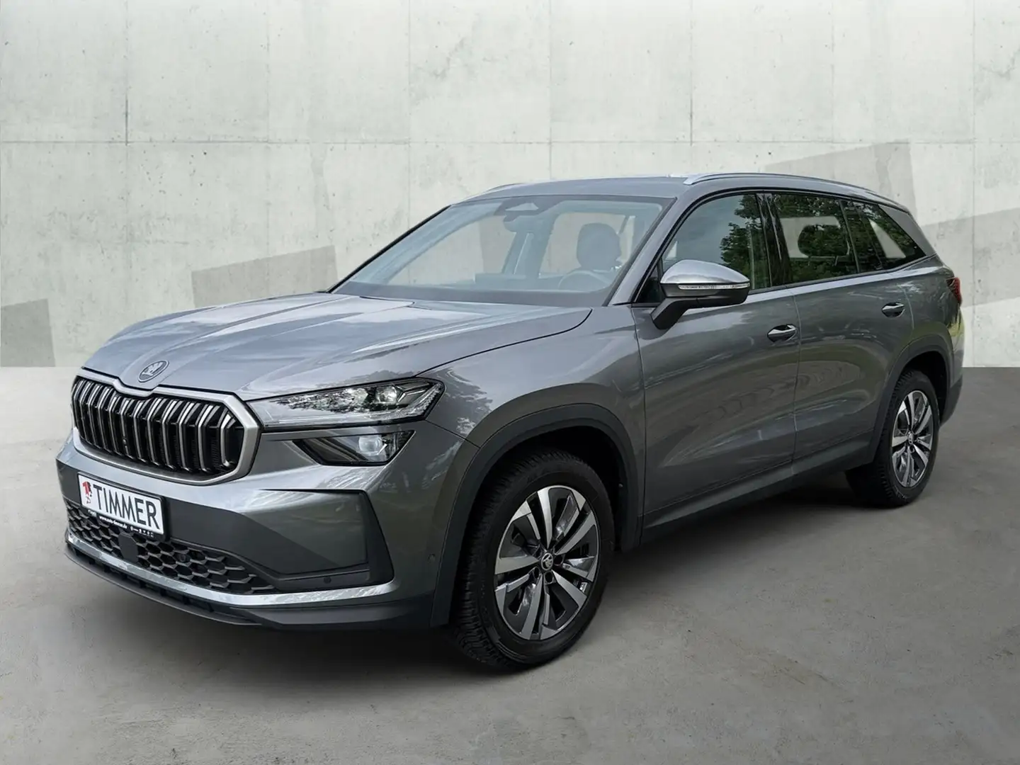 Skoda Kodiaq 2.0 TDI DSG 4x4 SELECTION *AHK *360° *MATRIX *ACC Grijs - 2