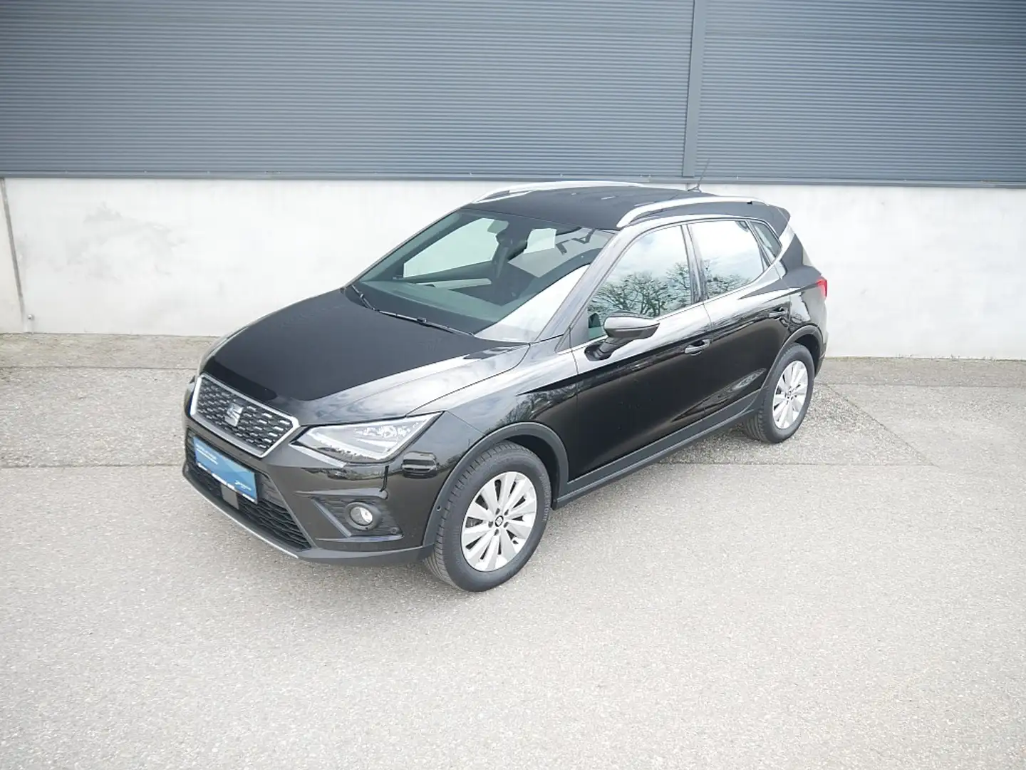 SEAT Arona 1,0 Eco TSI Xcellence, Rückfahrk., Tempomat-ACC... Schwarz - 2