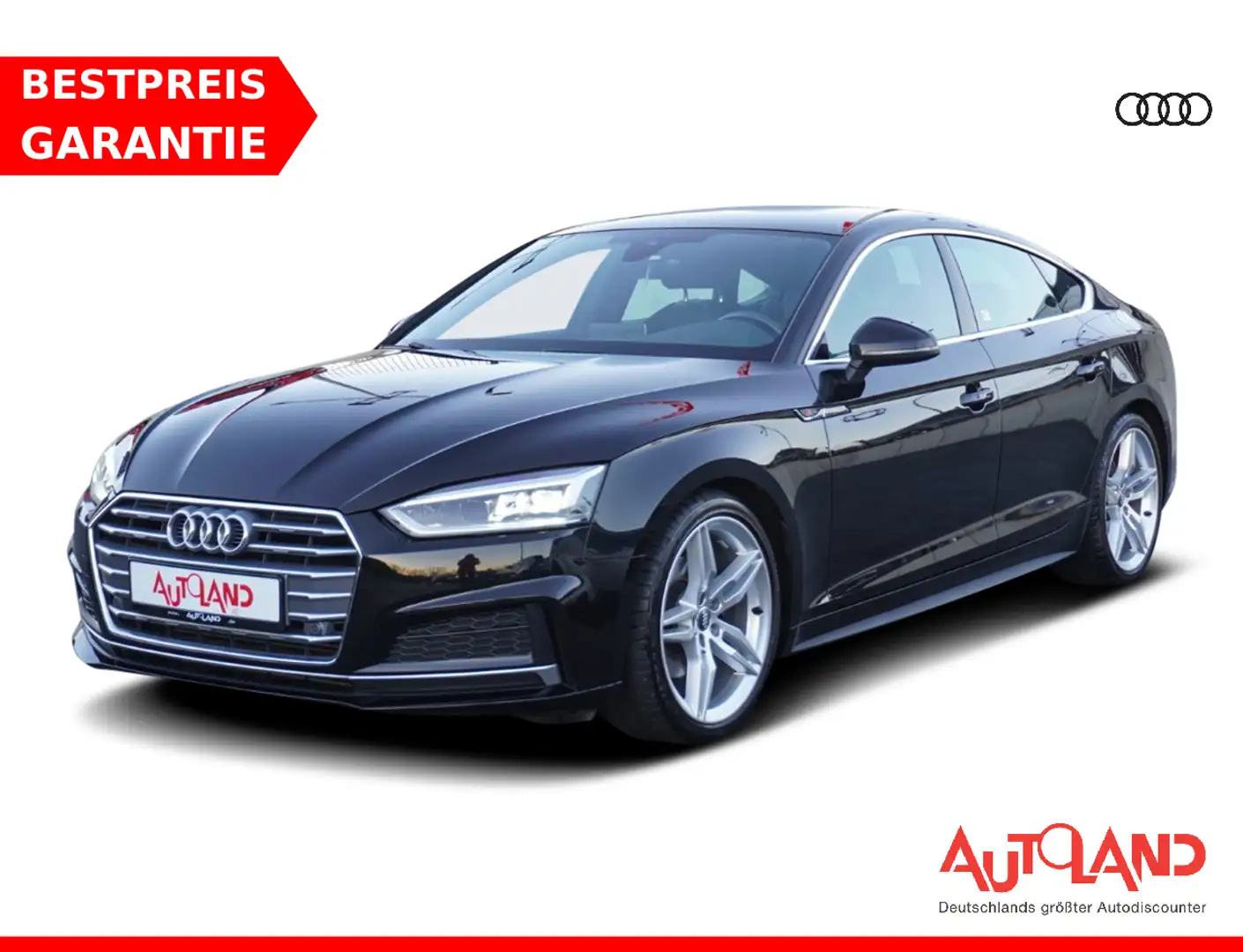 Audi A5 SB 2.0 TFSI S-Line S-Tronic LED Navi Tempomat Noir - 1