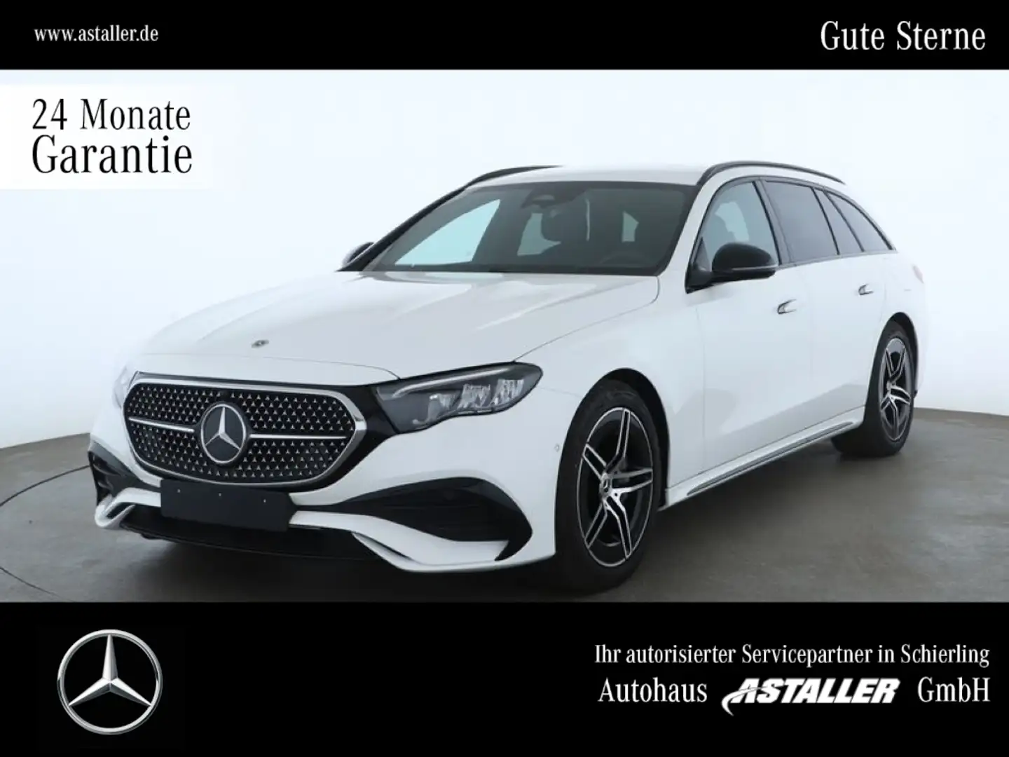 Mercedes-Benz E 300 T e AMG Line 2x LED+MBUX+Night+19"+Distron Weiß - 1