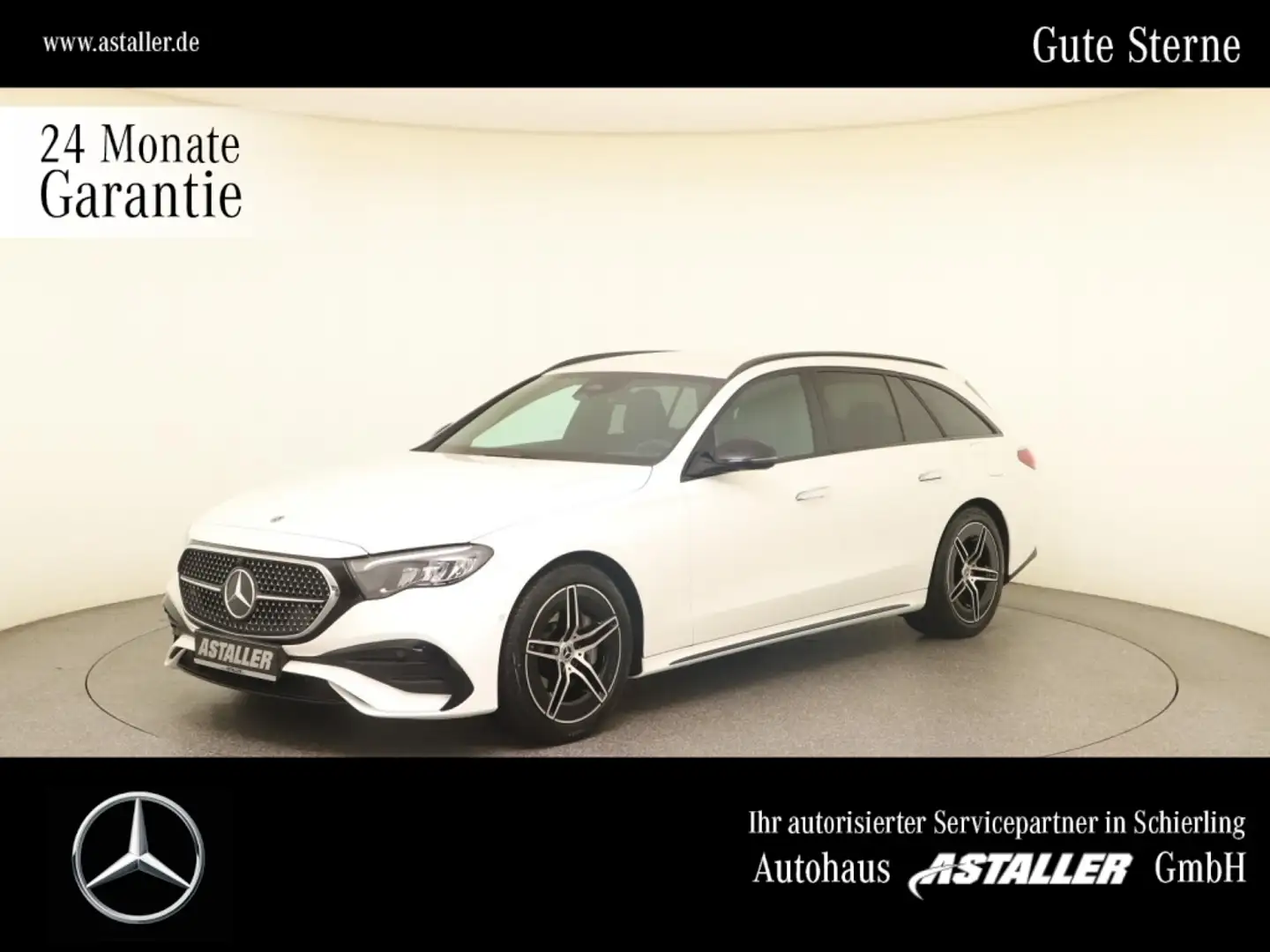 Mercedes-Benz E 300 T e AMG Line 2x LED+MBUX+Night+19"+Distron Weiß - 1