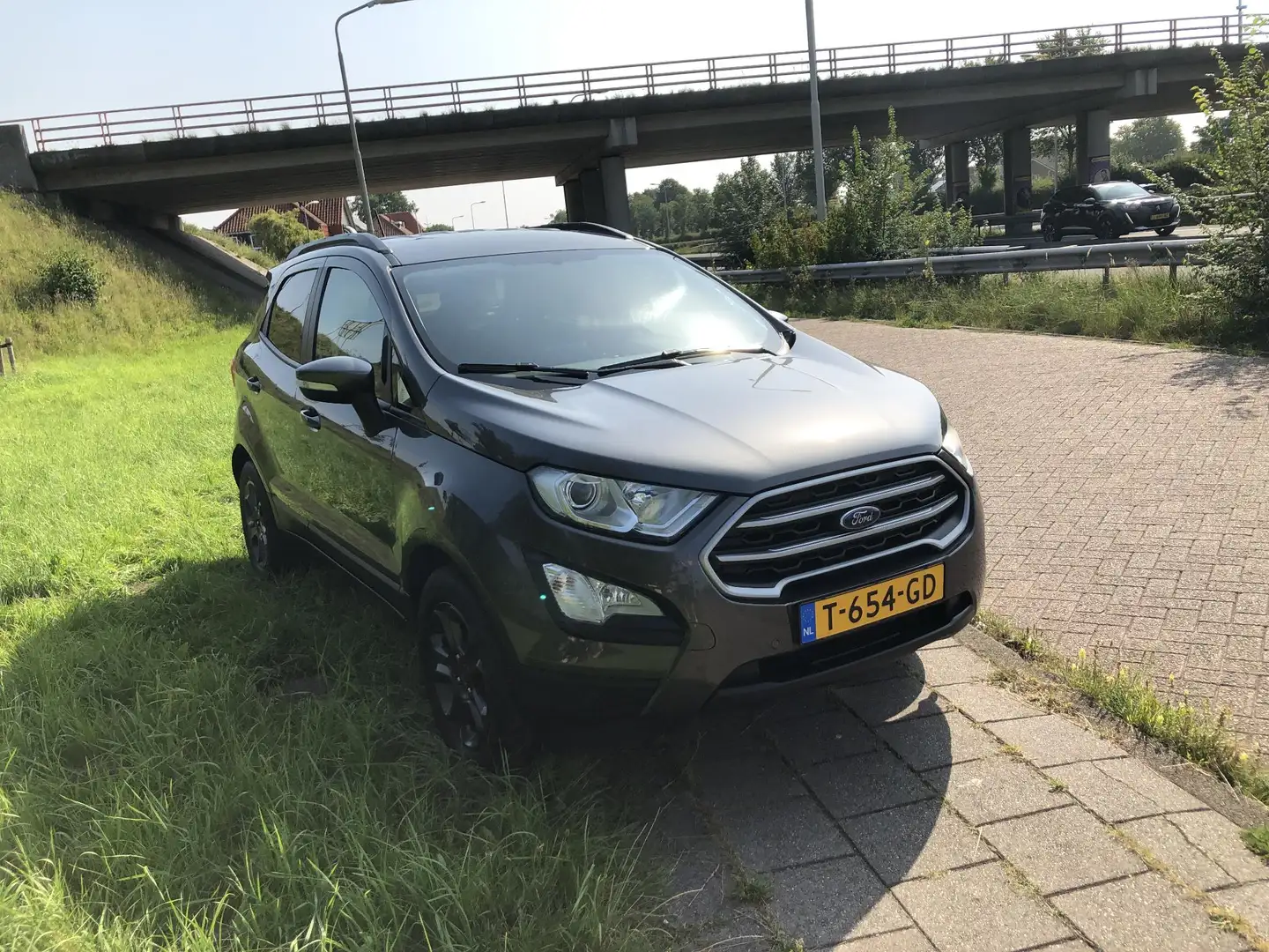 Ford EcoSport 1.0 EcoBoost Titanium AUTOMAAT|NAVI|CLIMATE|APPLE/ Grijs - 2