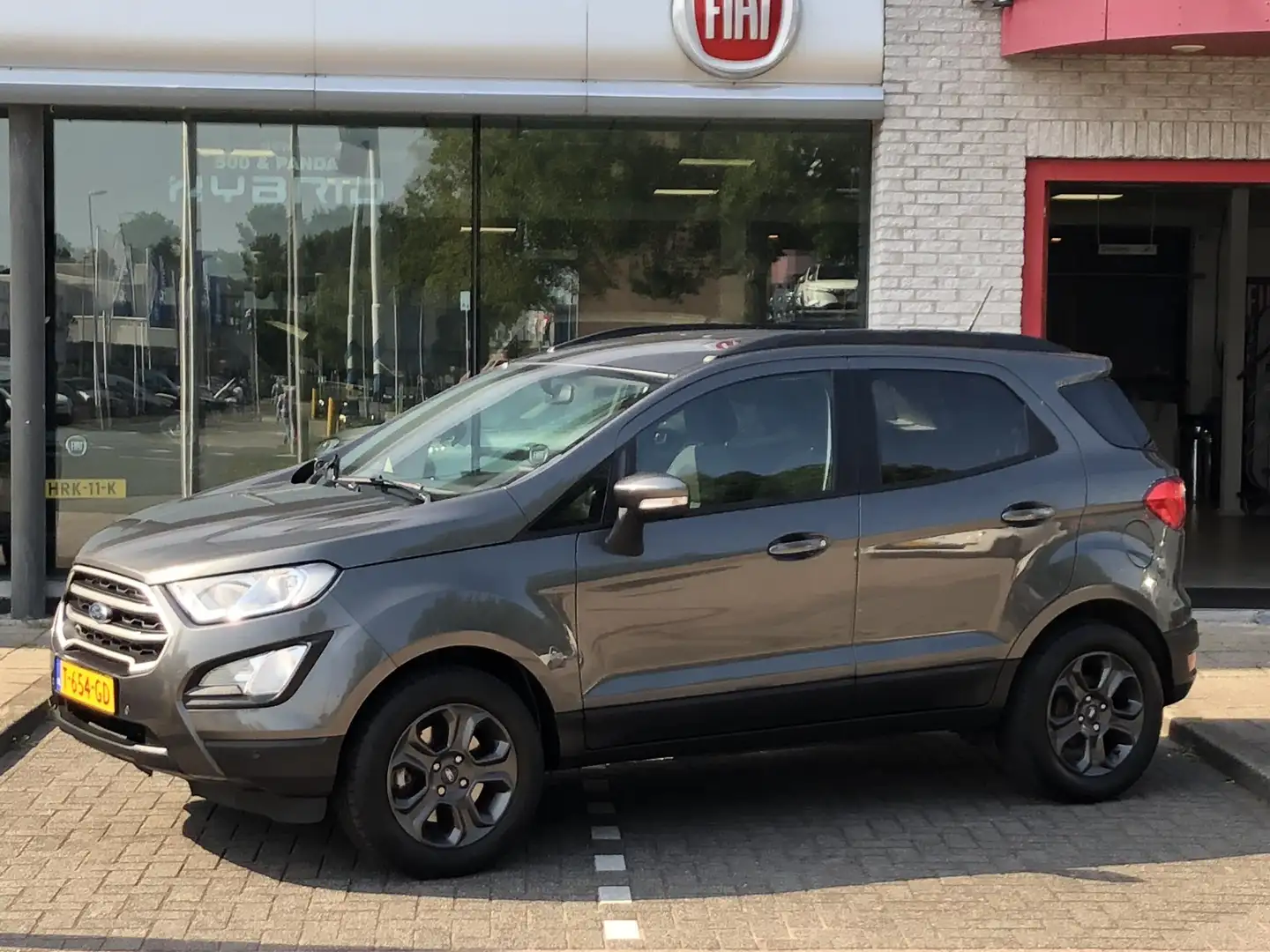 Ford EcoSport 1.0 EcoBoost Titanium AUTOMAAT|NAVI|CLIMATE|APPLE/ Grijs - 1