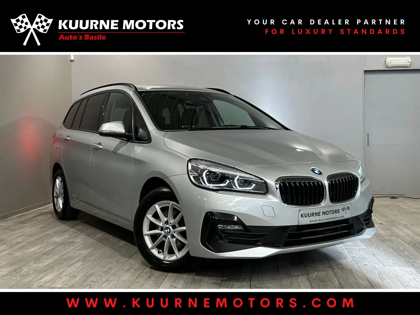 BMW 216 dA GT Led/Leder/SportZetGps/Pdc/Bt *1j garantie* Argent - 1