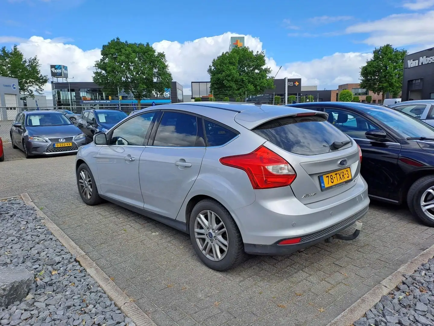 Ford Focus 1.0 EcoBoost Lease Titanium navi airco org NL Grijs - 2