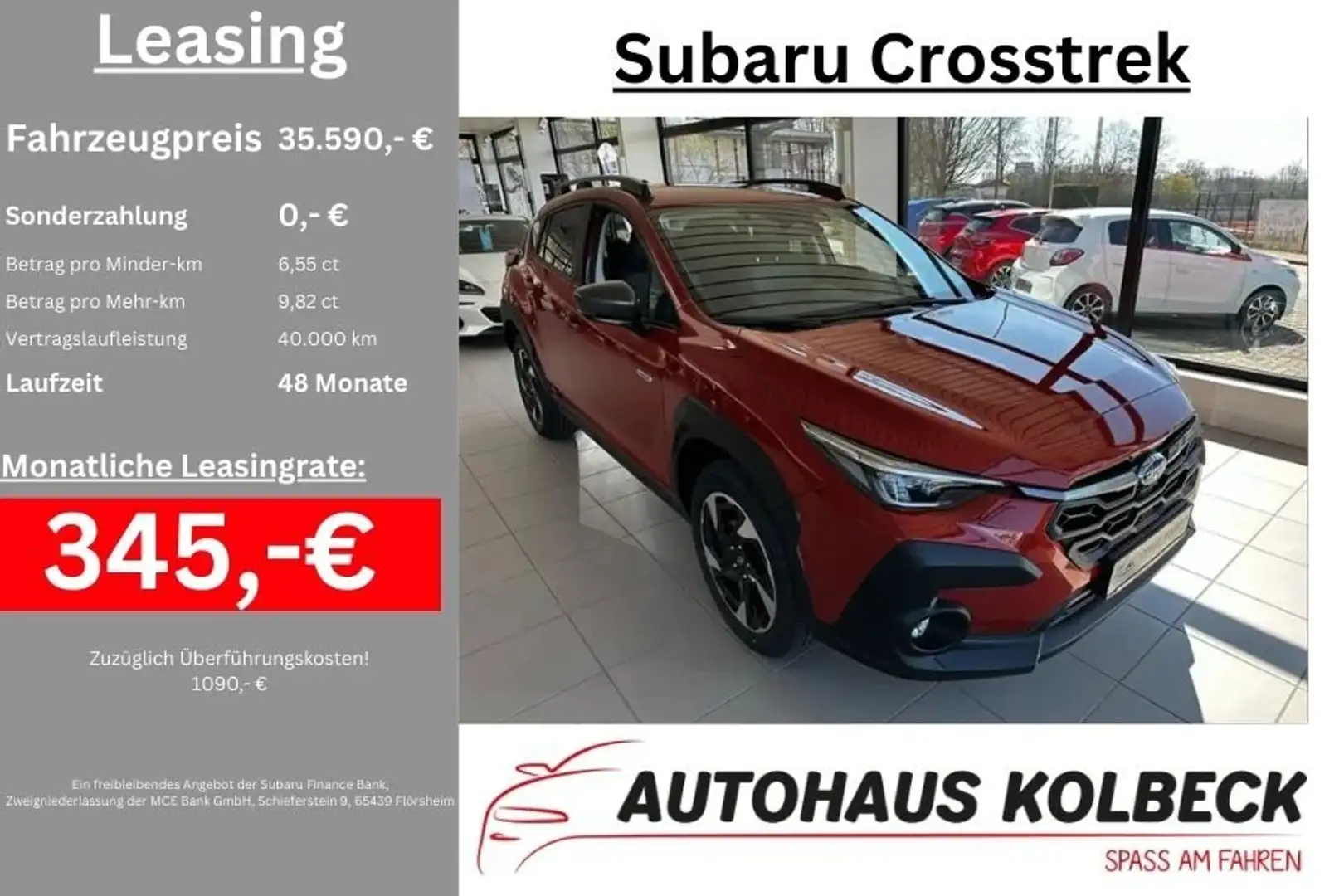 Subaru Crosstrek 2.0ie Lineartronic Comfort Arancione - 1