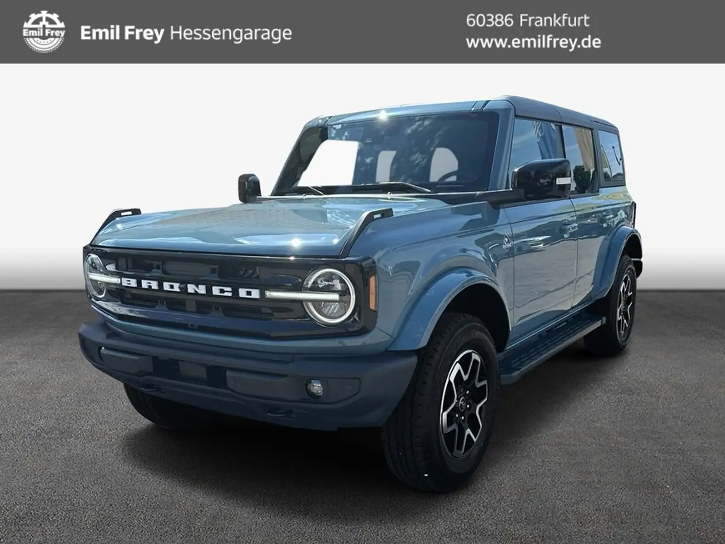 Ford Bronco 2.7 EcoBoost V6 Outer Banks 246 kW, 5-türig Blau - 1