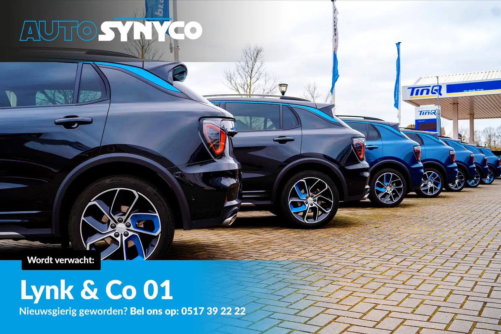 Lynk & Co 01 1.5 Plug-in Hybrid 262 Pk I Panoramadak I 69 km El Blauw - 1