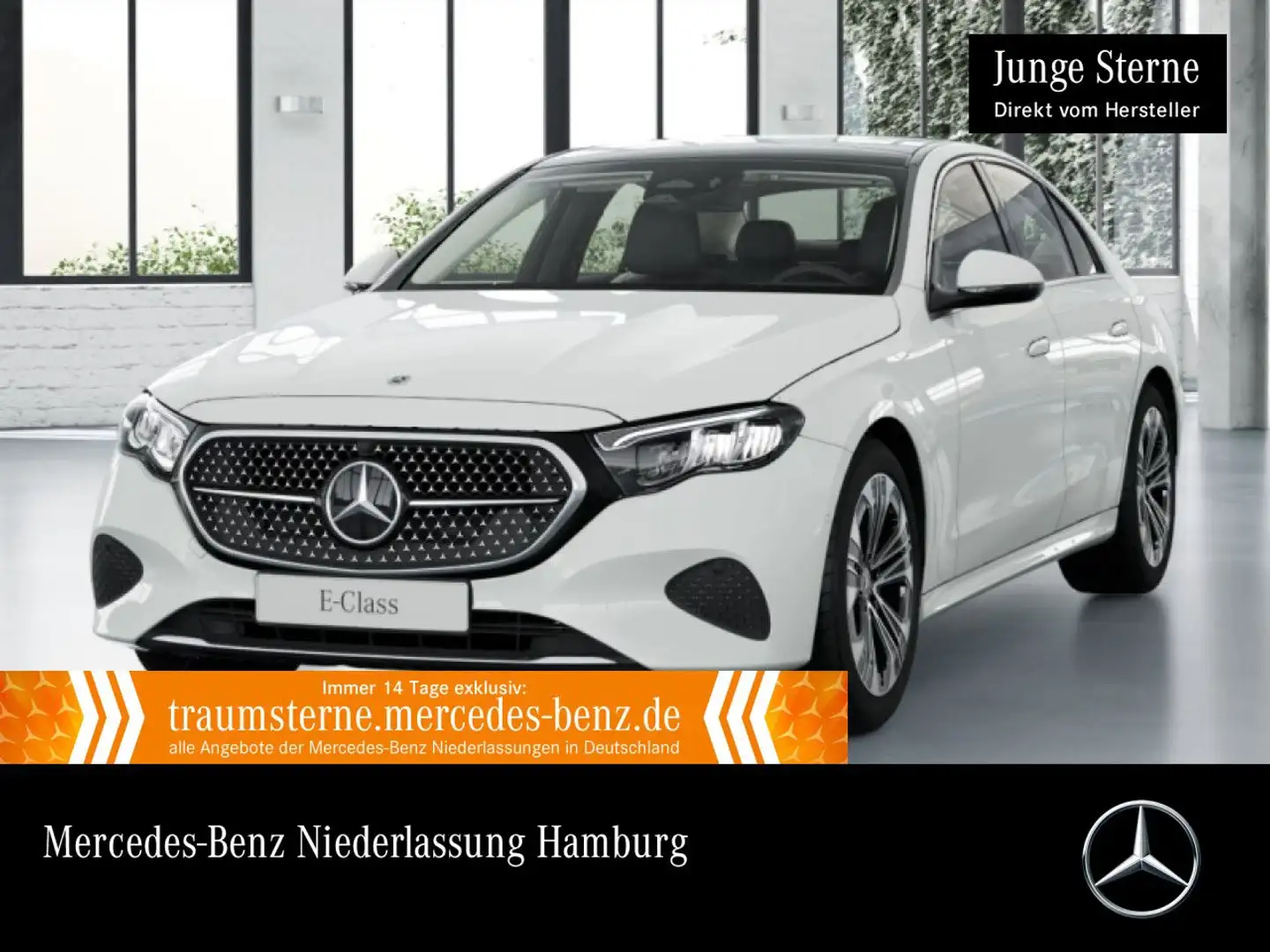 Mercedes-Benz E 220 d Avantgarde Pano Distr. LED Kamera PTS 9G Weiß - 1