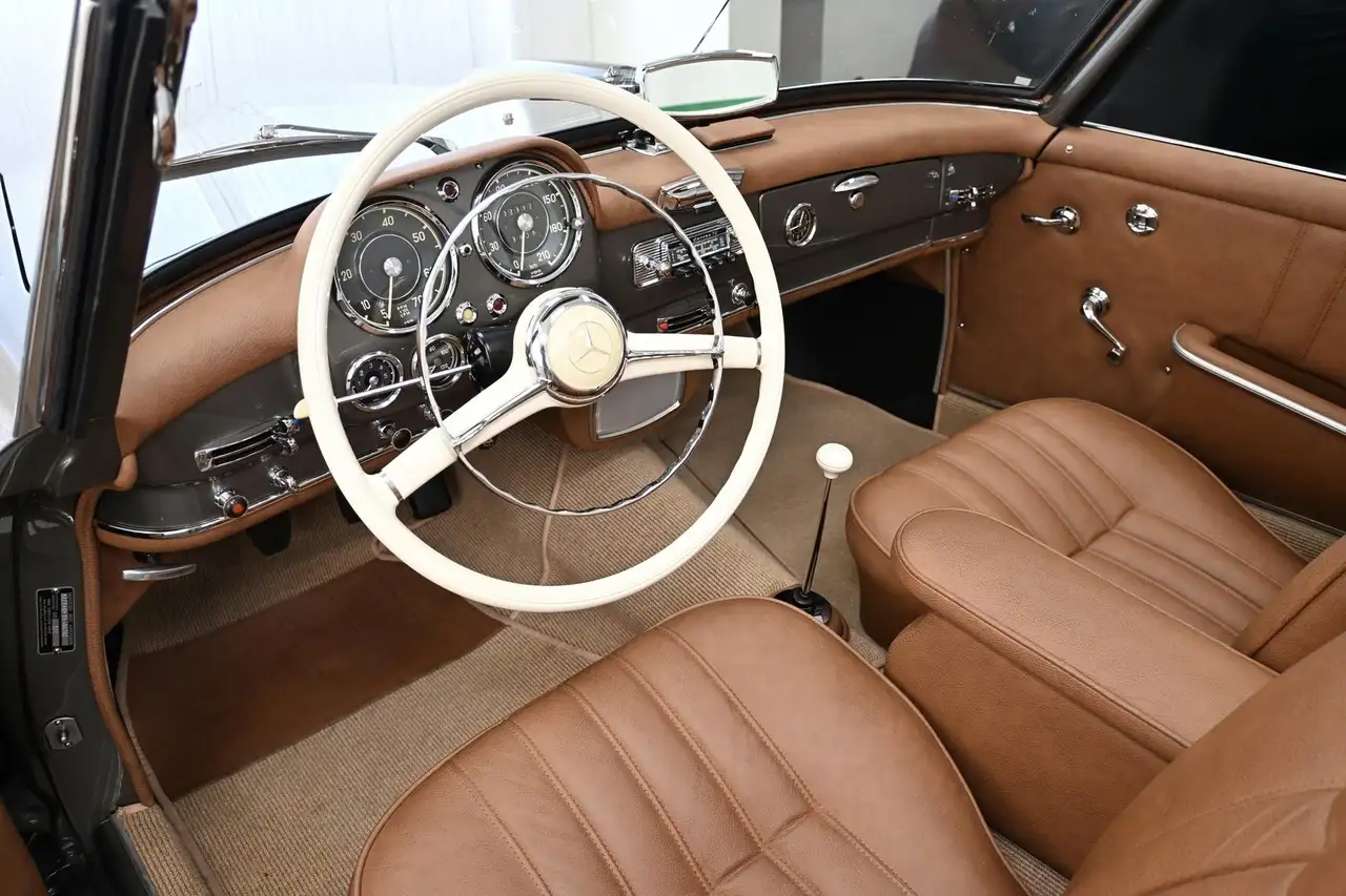 Mercedes-Benz 190 SL Cabrio *Servolenkung + Kofferset*, foto 11