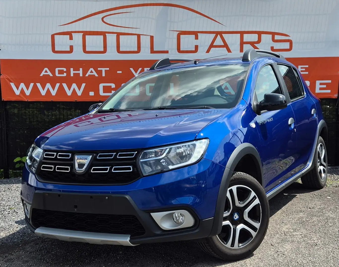 Dacia Sandero Stepway 0.9 TCe -EU6d-GARANTIE 1AN-GPS-CLIM-CAMERA Blauw - 1