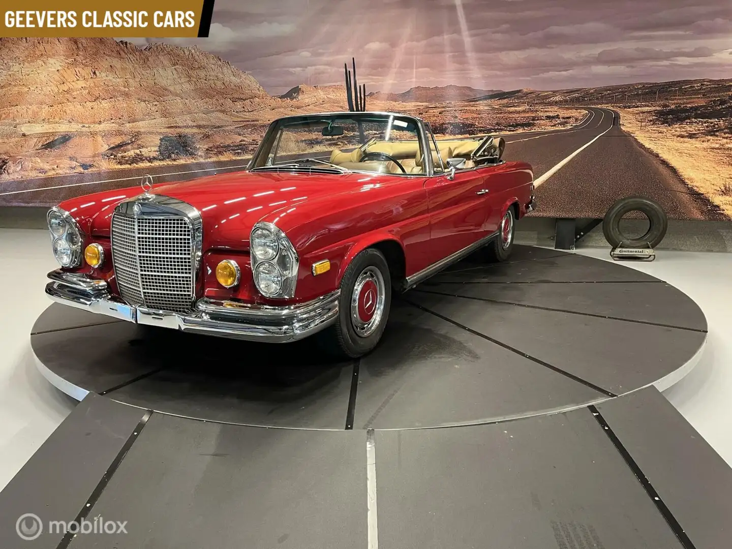 Mercedes-Benz 280 280SE Cabriolet Automatic Rot - 1