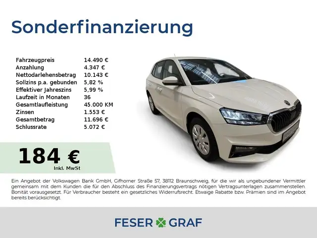 Skoda Fabia Ambition 1.0 TSI LED/Sitzhzg./SMART LINK/DAB+
