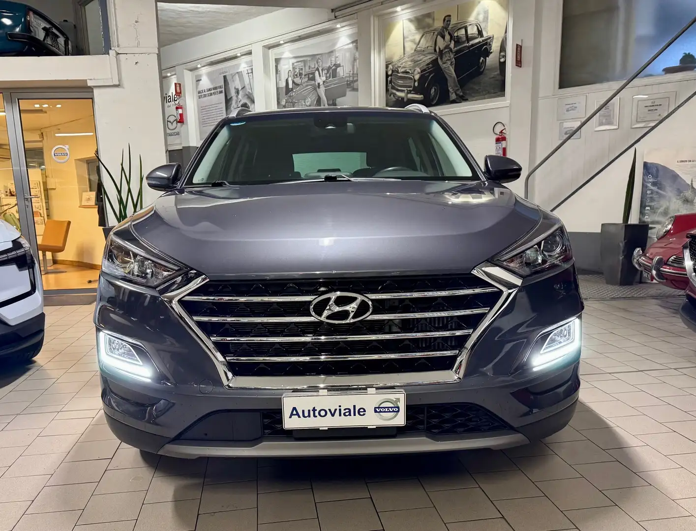Hyundai TUCSON Tucson 1.6 crdi 48V Exellence 2wd 136cv my20 Grijs - 2