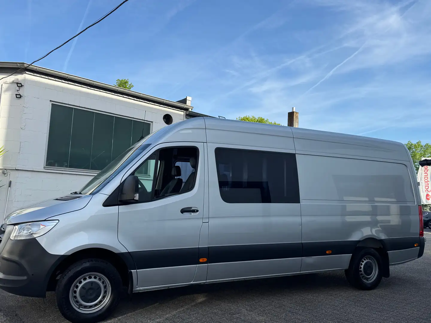 Mercedes-Benz Sprinter III 317 CDI Lang HA*Mixto*A/C*Navi*MFL* Argento - 2