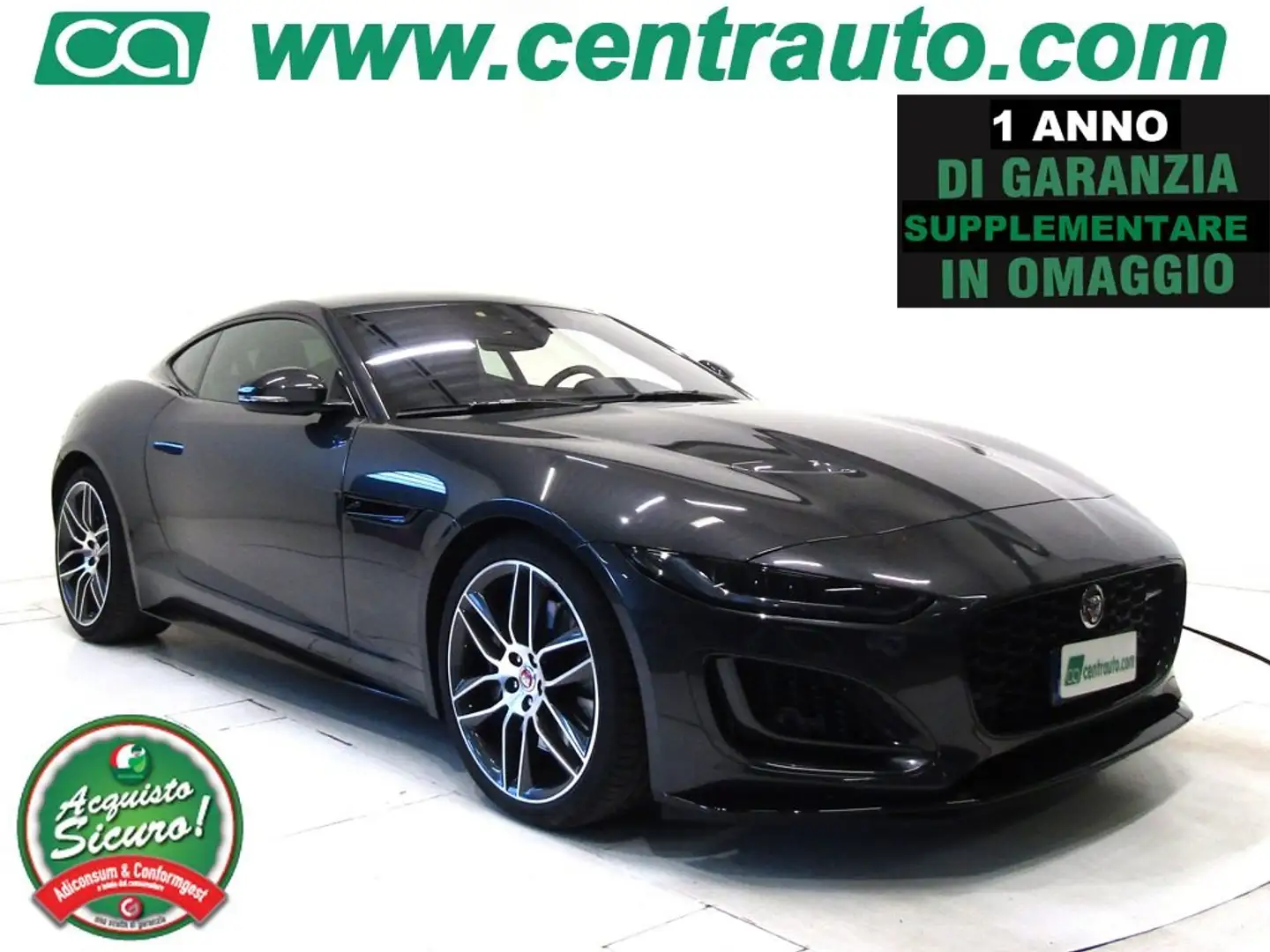 Jaguar F-Type 2.0 aut. Coupé R-Dynamic rwd 300 CV Gris - 1