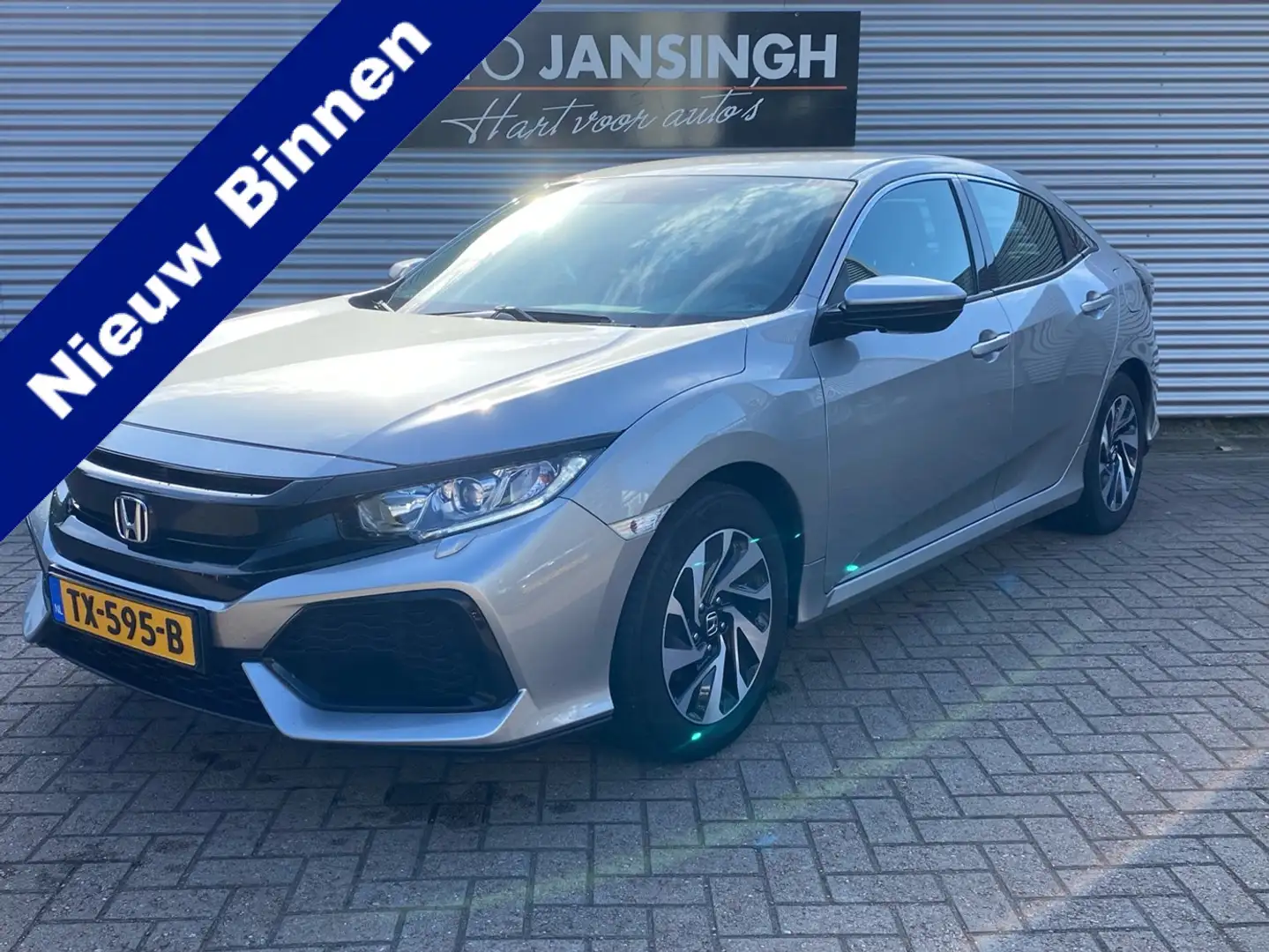 Honda Civic 1.0 i-VTEC 147Pk!! | ACC | Climate | Navigatie | B Grijs - 1