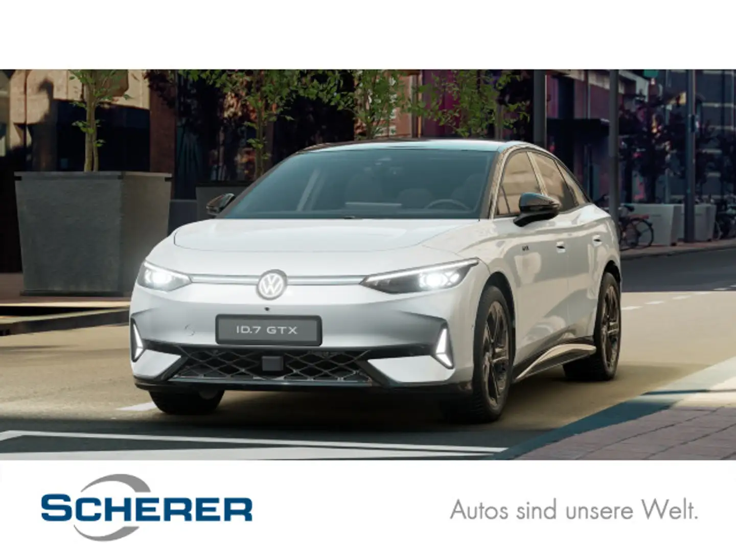 Volkswagen ID.7 GTX 4Mot.  Wärmepumpe/AHK/IQ.Drive Weiß - 1