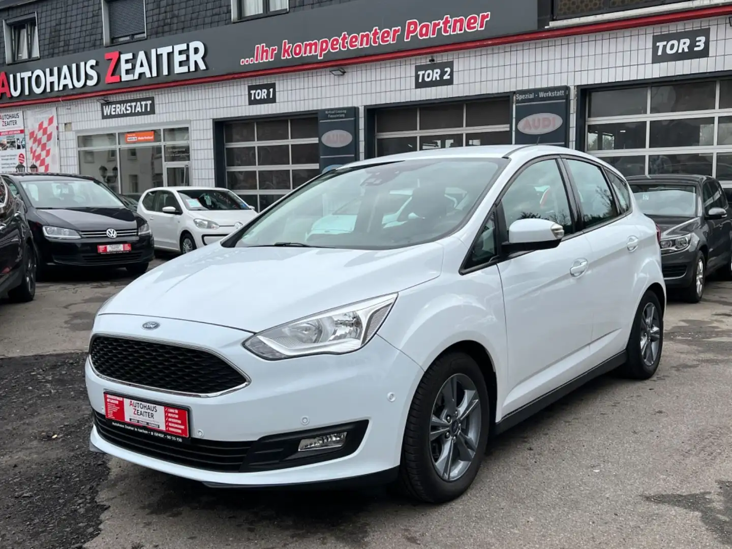 Ford C-Max C-MAX Cool&Connect*8fachBereift*Tüv*1.Hand Weiß - 1