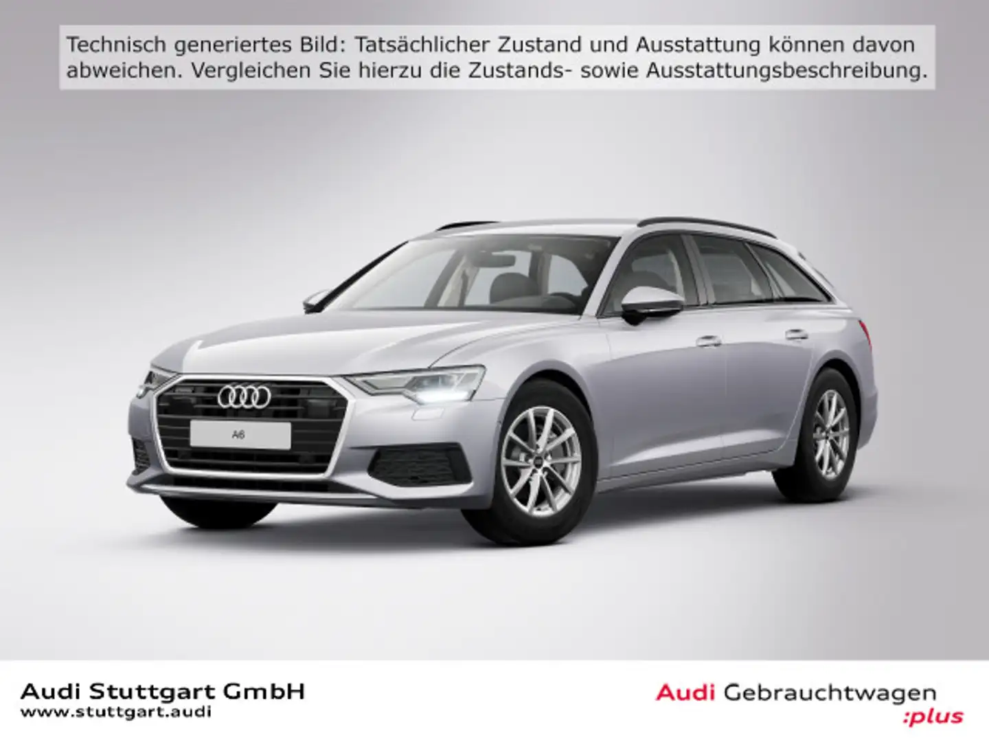 Audi A6 40 TDI quattro ACC LED SHZ PDCplus Silber - 1