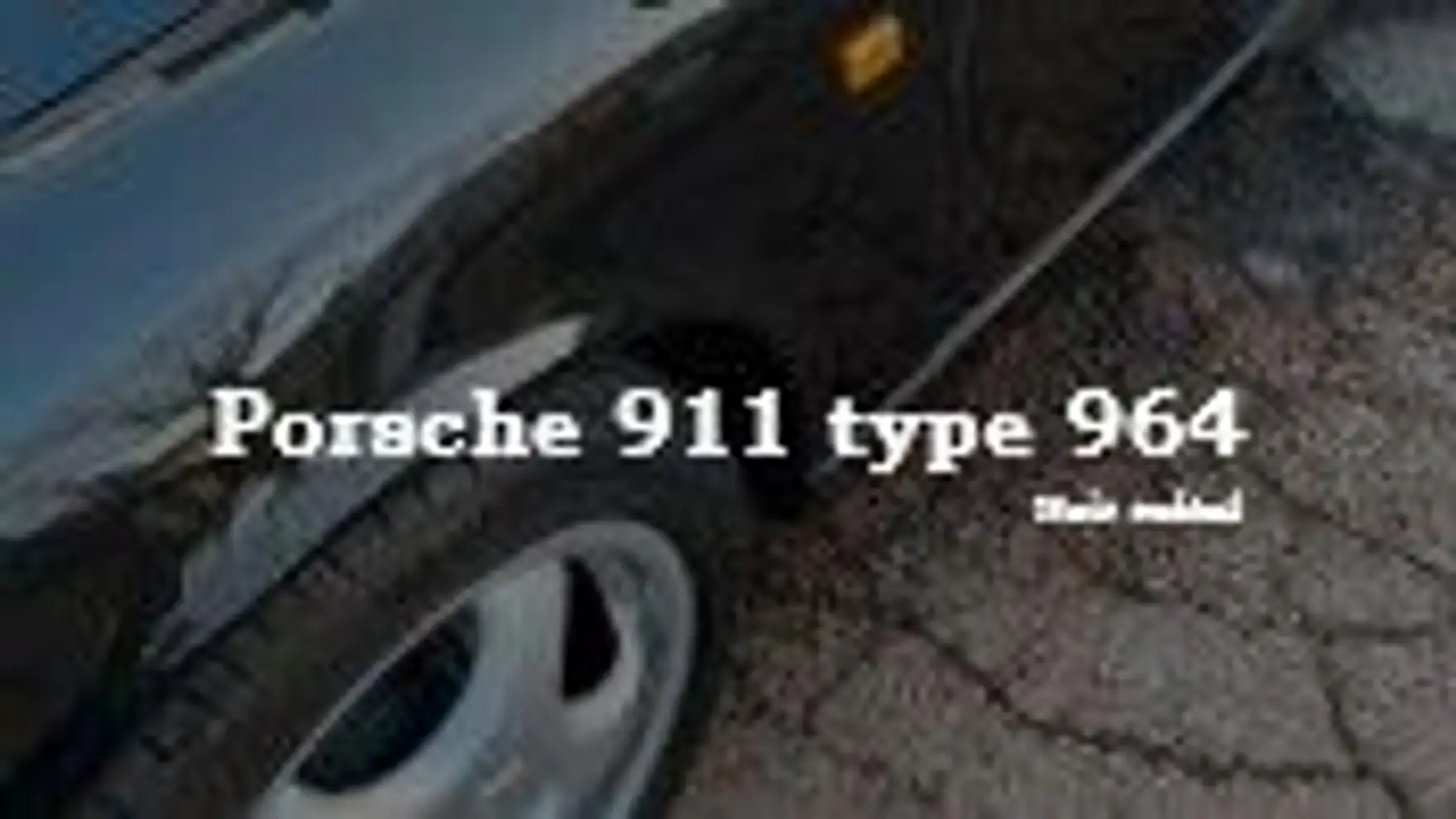 Porsche 964 911 Carrera 2 Cabrio Typ 964 Noir - 1