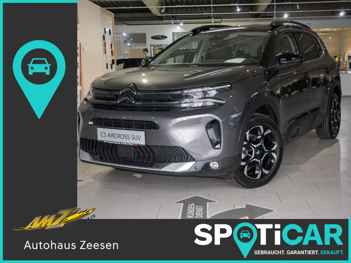 Citroen C5 Aircross BlueHDi 130 Max KAMERA PDC ACC Szürke - 1