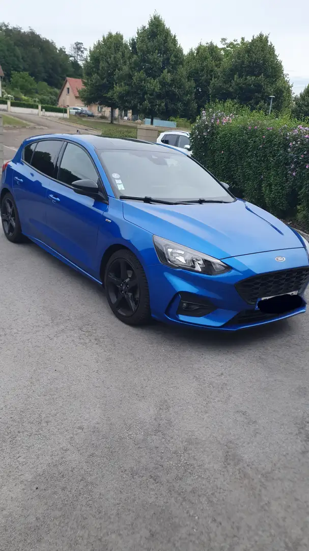 Ford Focus Focus 1.0 EcoBoost 125 St line Bleu - 1