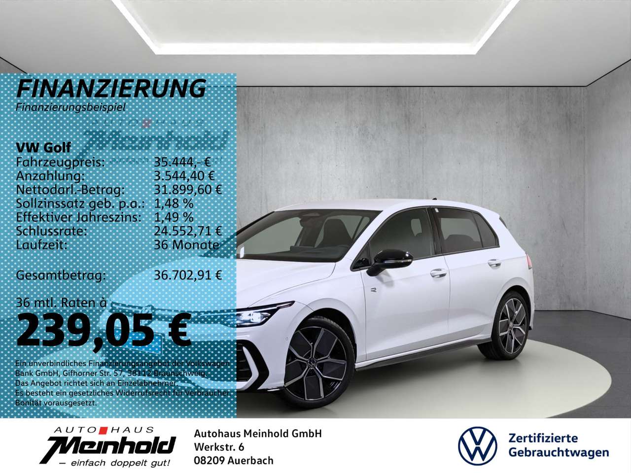 Volkswagen Golf — Volkswagen Golf 1.5 TSI DSG R-Line Black Style, 5J Garantie