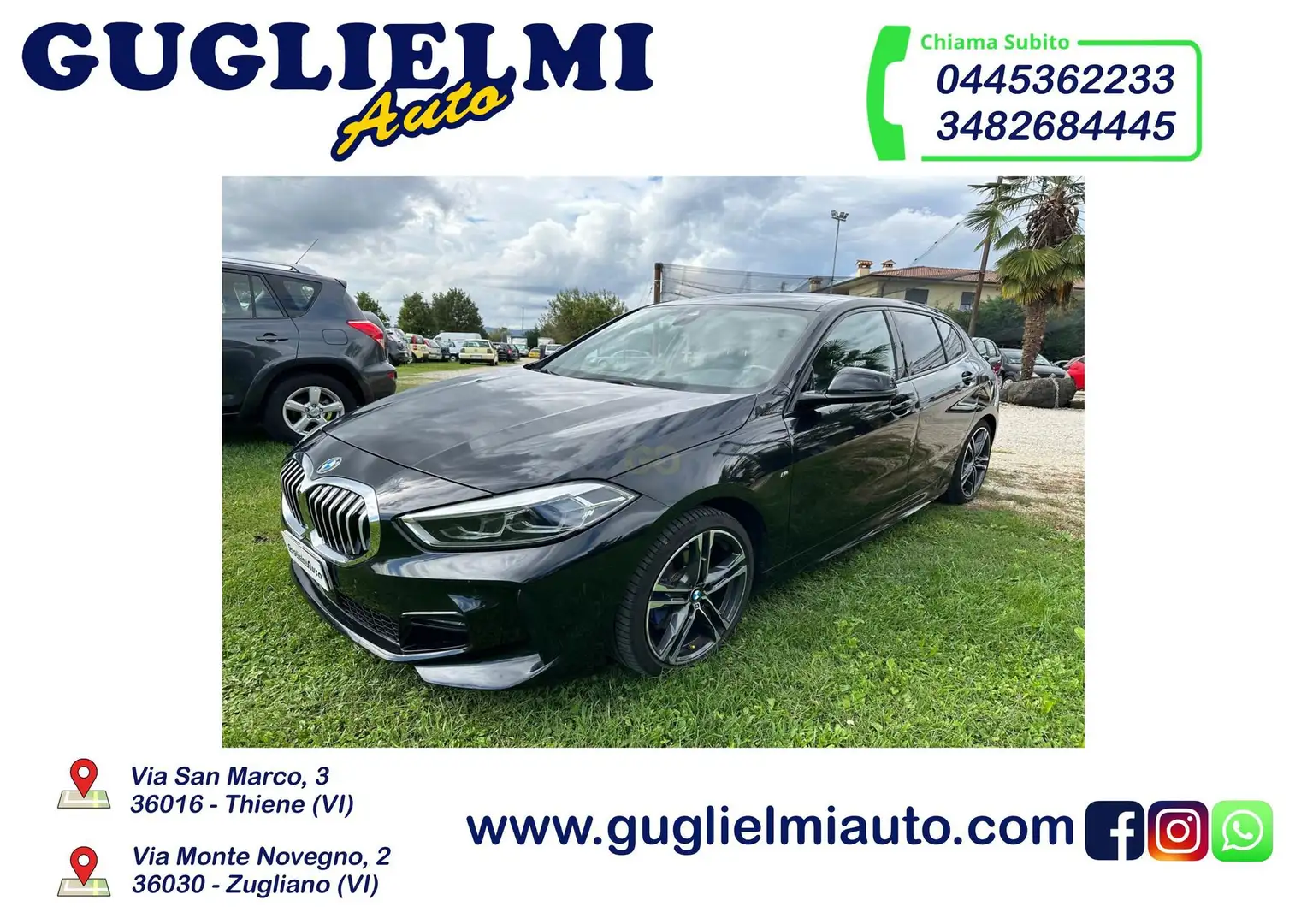 BMW 118 118d 5p. Msport Unico Proprietario Noir - 1