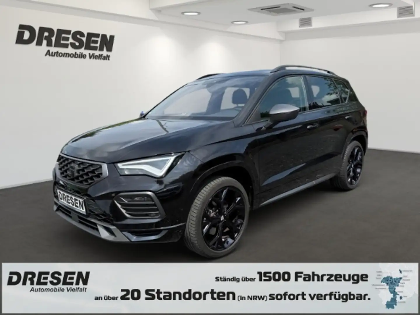 SEAT Ateca FR 2.0 TSI 4Drive Anhängerkupplung+ Navi+ Allrad Černá - 1