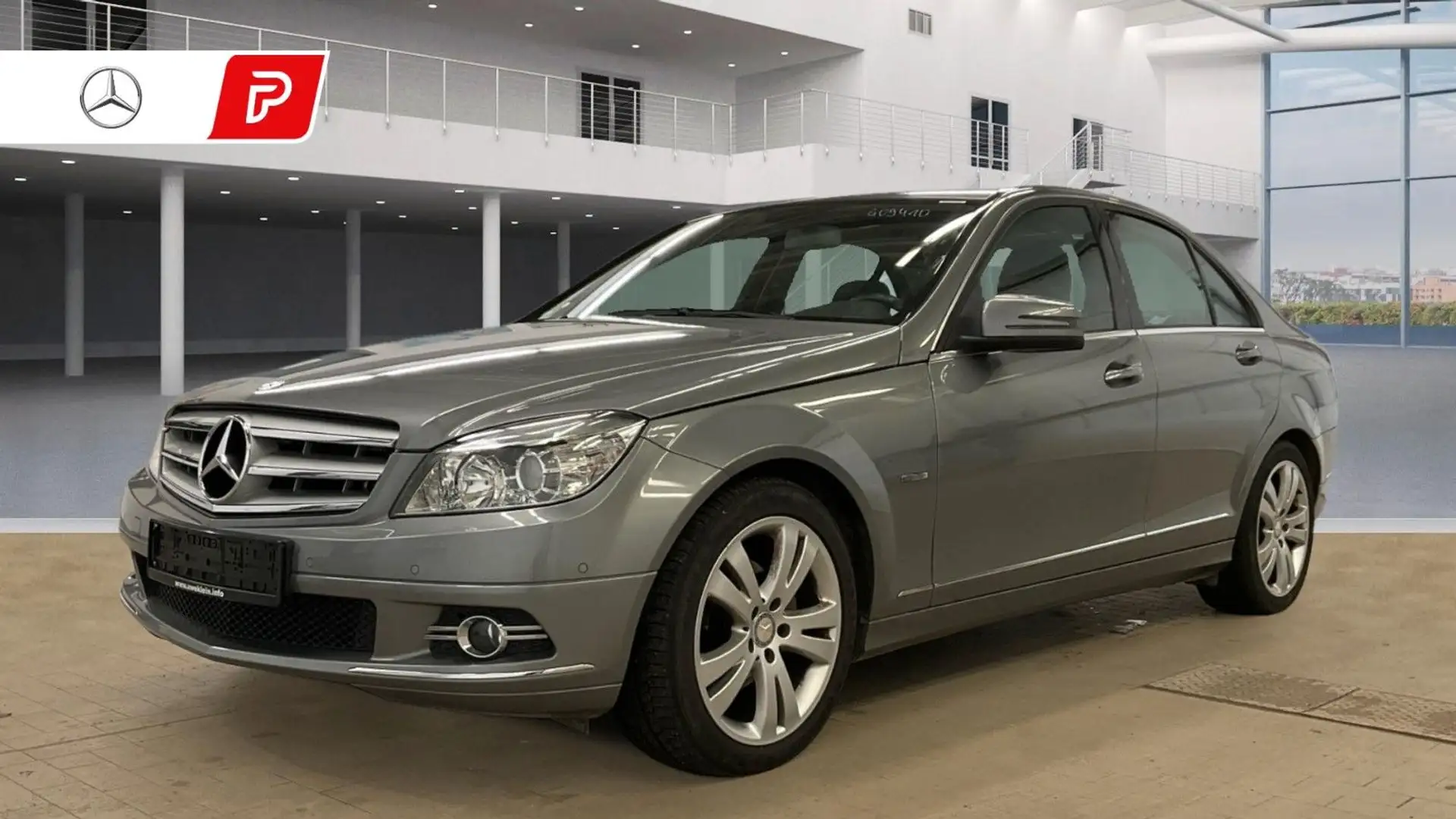 Mercedes-Benz C 180 CGI-PDC-TMP-AHK-1 J.Garantie -S.Kette Gew. Silber - 1