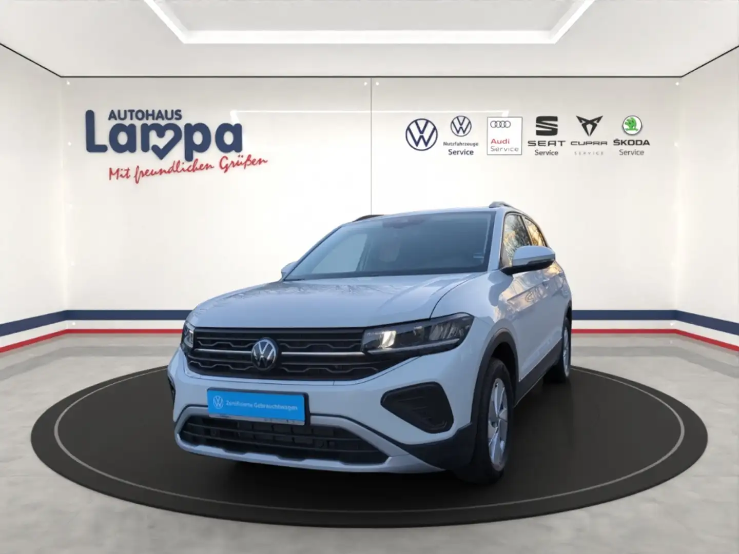 Volkswagen T-Cross Life 1.0 TSI DSG NAV,MFK,RFK,SHZ,ACC,DAB+,LED Weiß - 1